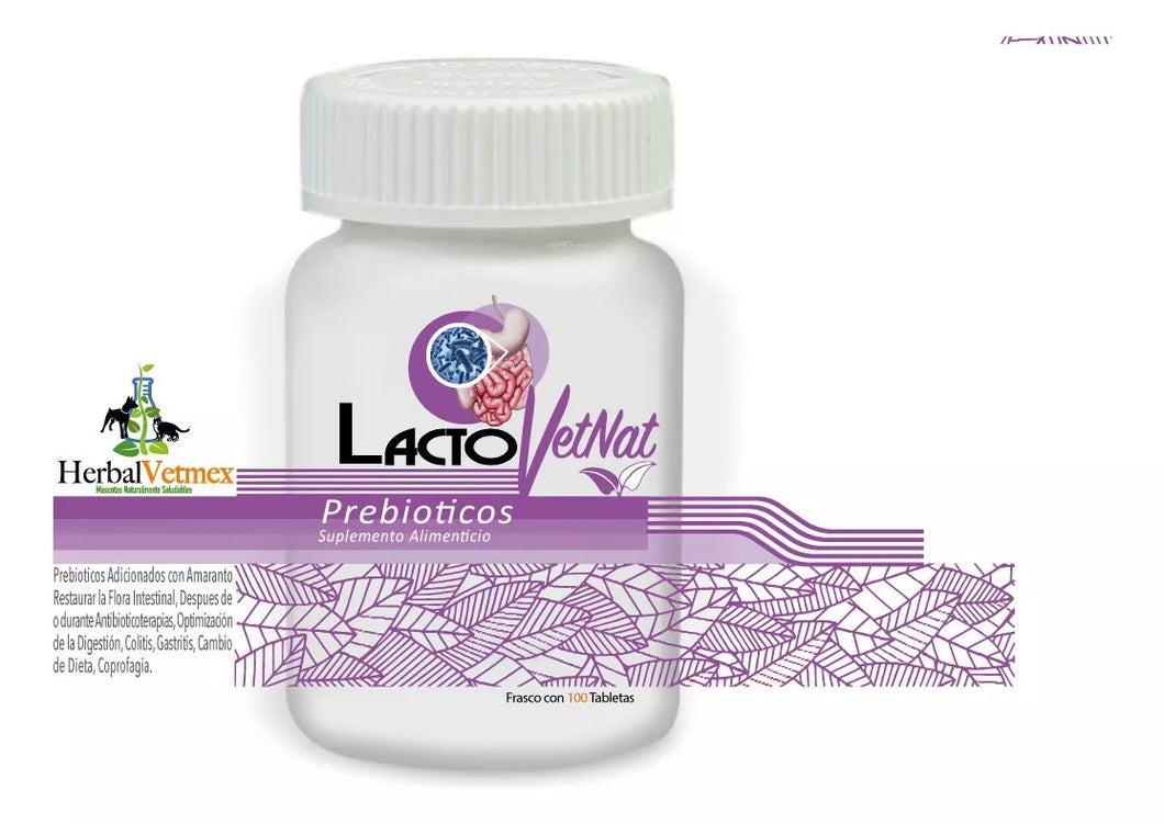 Lacto VetNat Prebióticos suplemento alimenticio