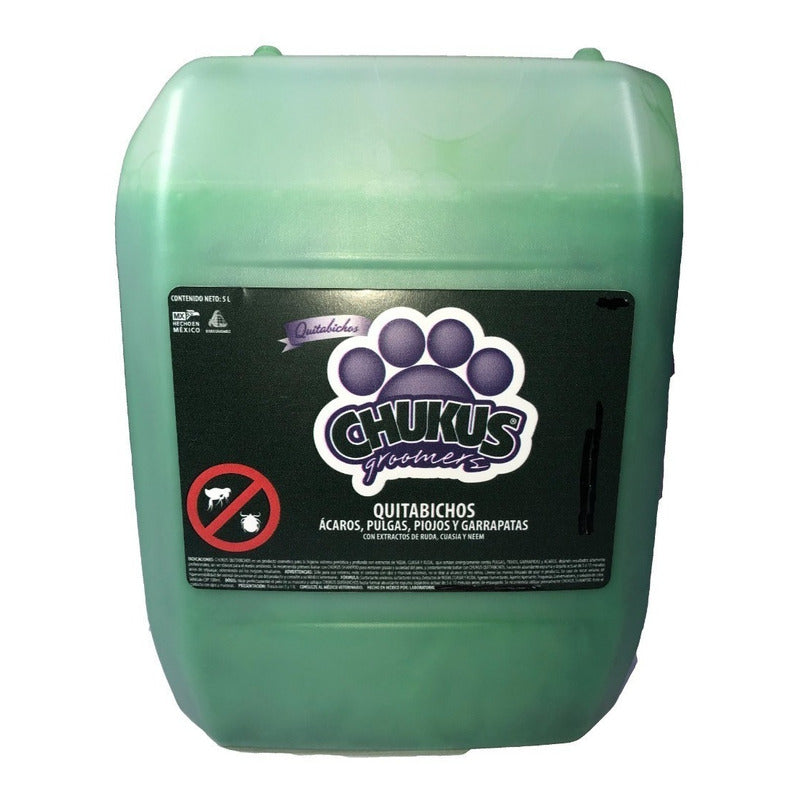 Shampoo Antipulgas Perro Chukus 5 Litros 100%natural
