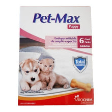 Cargar imagen en el visor de la galería, Desparasitante Pet Max Puppy 6 tabletas
